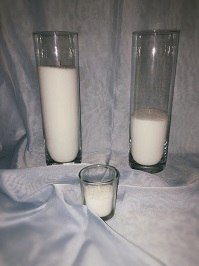 Прокат насыпной свечи с пальмового воскадля свадьбы в Киеве 26 см 