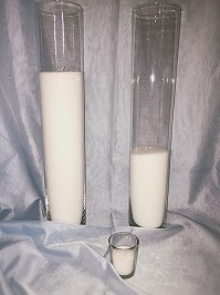 Прокат колб-ваз-сосудов с пальмовым воском высокие, для декора и праздника